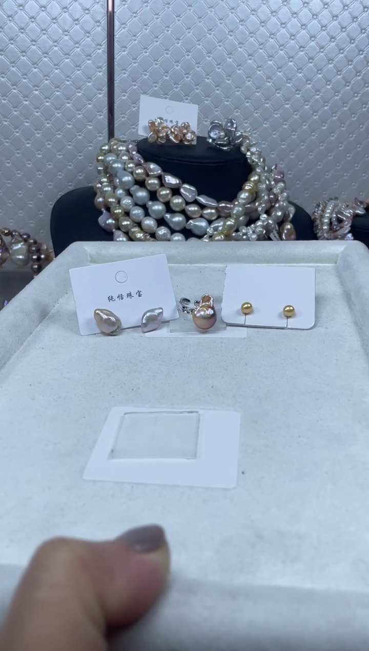 未镶嵌套装淡水珍珠【纯恬珍珠】