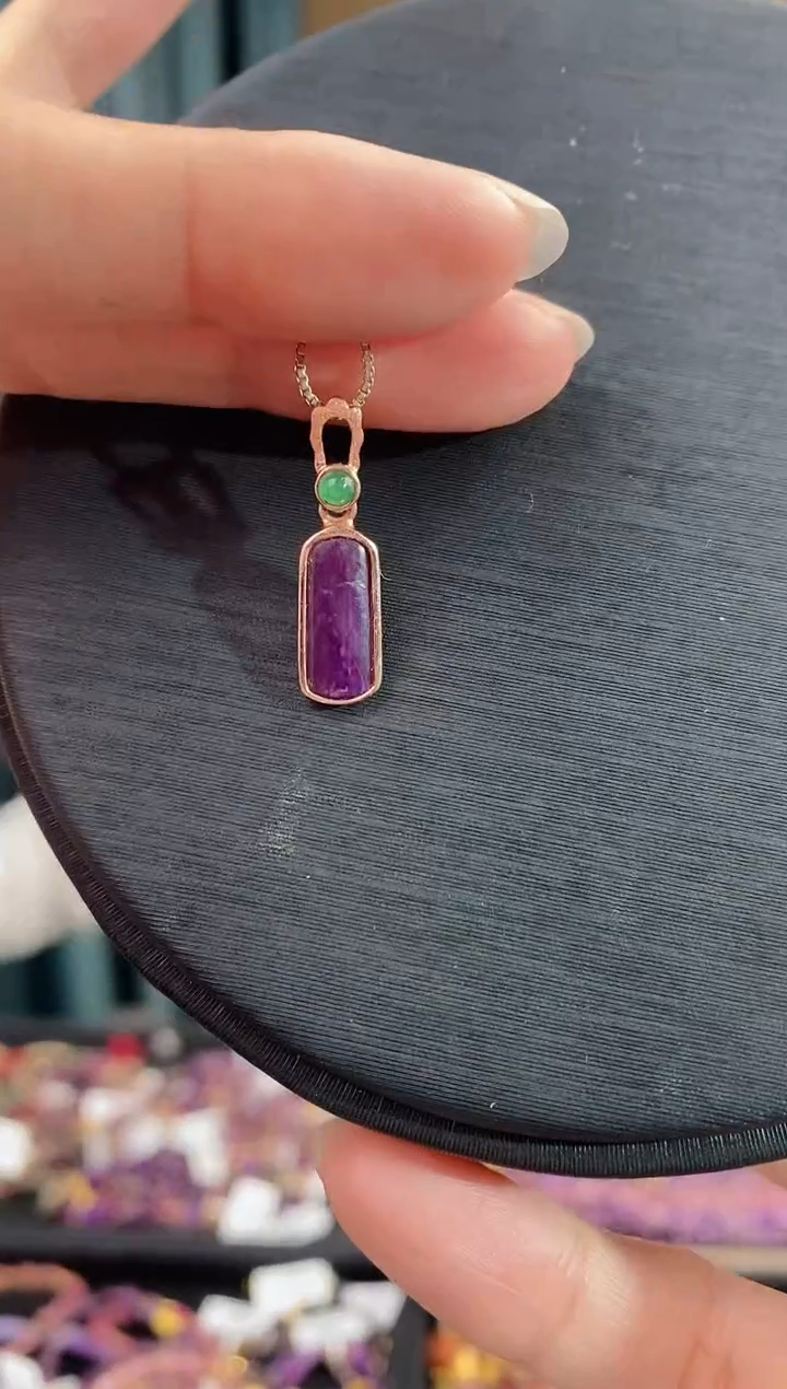 【闪购商品】苏纪石（舒俱来）吊坠(不含链)银S925镶嵌133