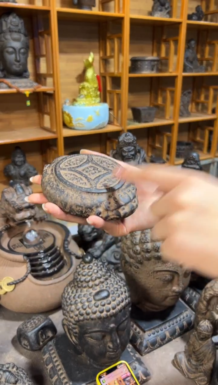 陶土【火山泥】金蟾小底座