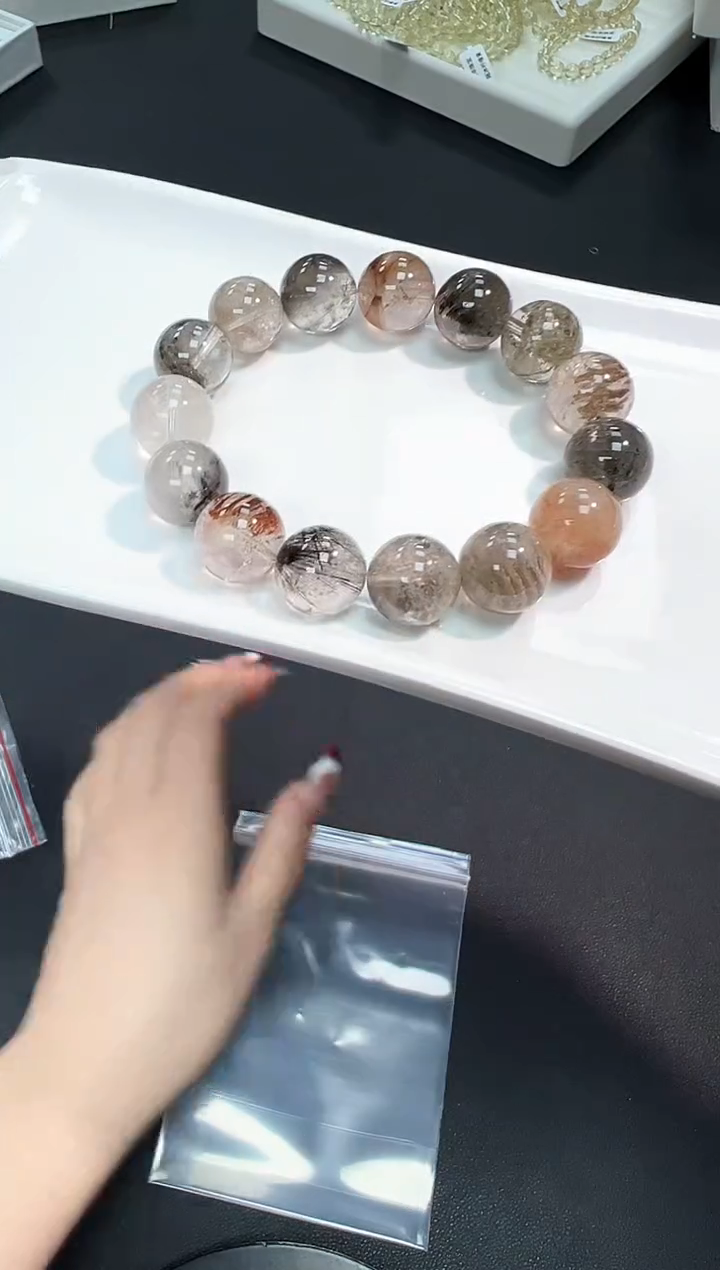 【闪购商品】水晶手串未镶嵌13f多样性发其一/1条默认微瑕