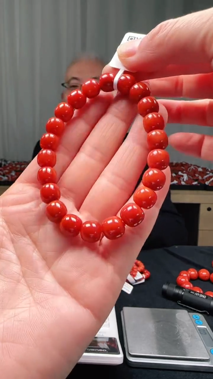 未镶嵌多样性发一件南红玛瑙【高货】锦红9mm保山老型单圈 