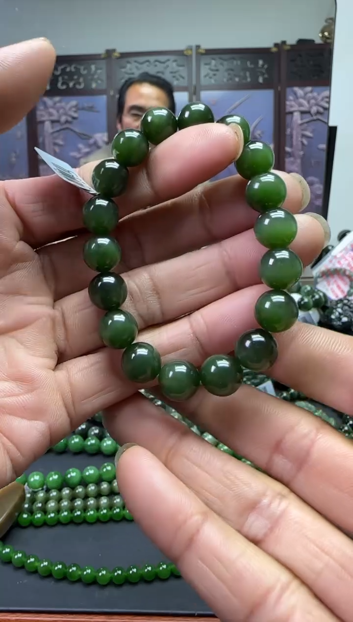 未镶嵌和田玉珠宝奇石手串