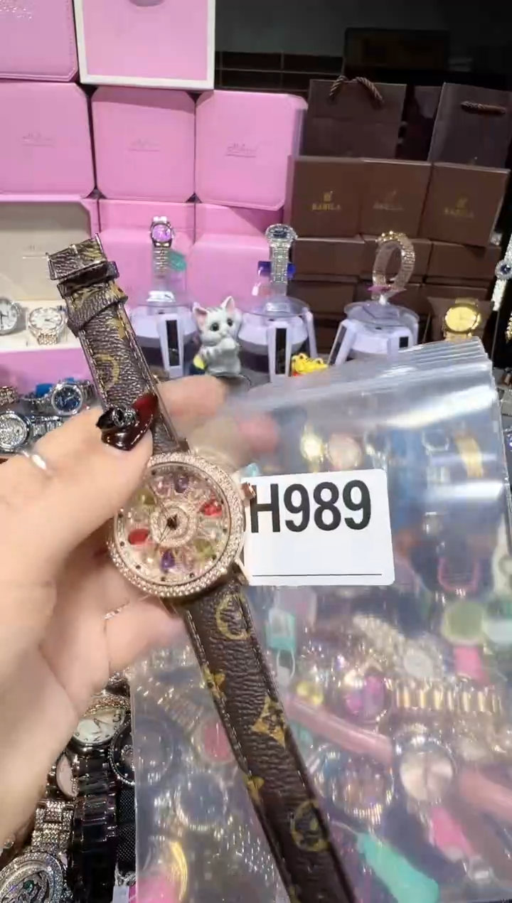 石英机芯不锈钢不锈钢直播定闪专用