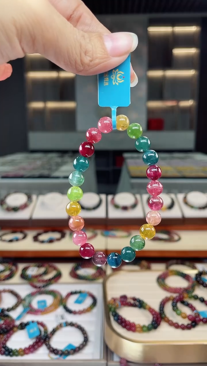 【闪购商品】碧玺单圈手串未镶嵌（多样性发一条）  Q