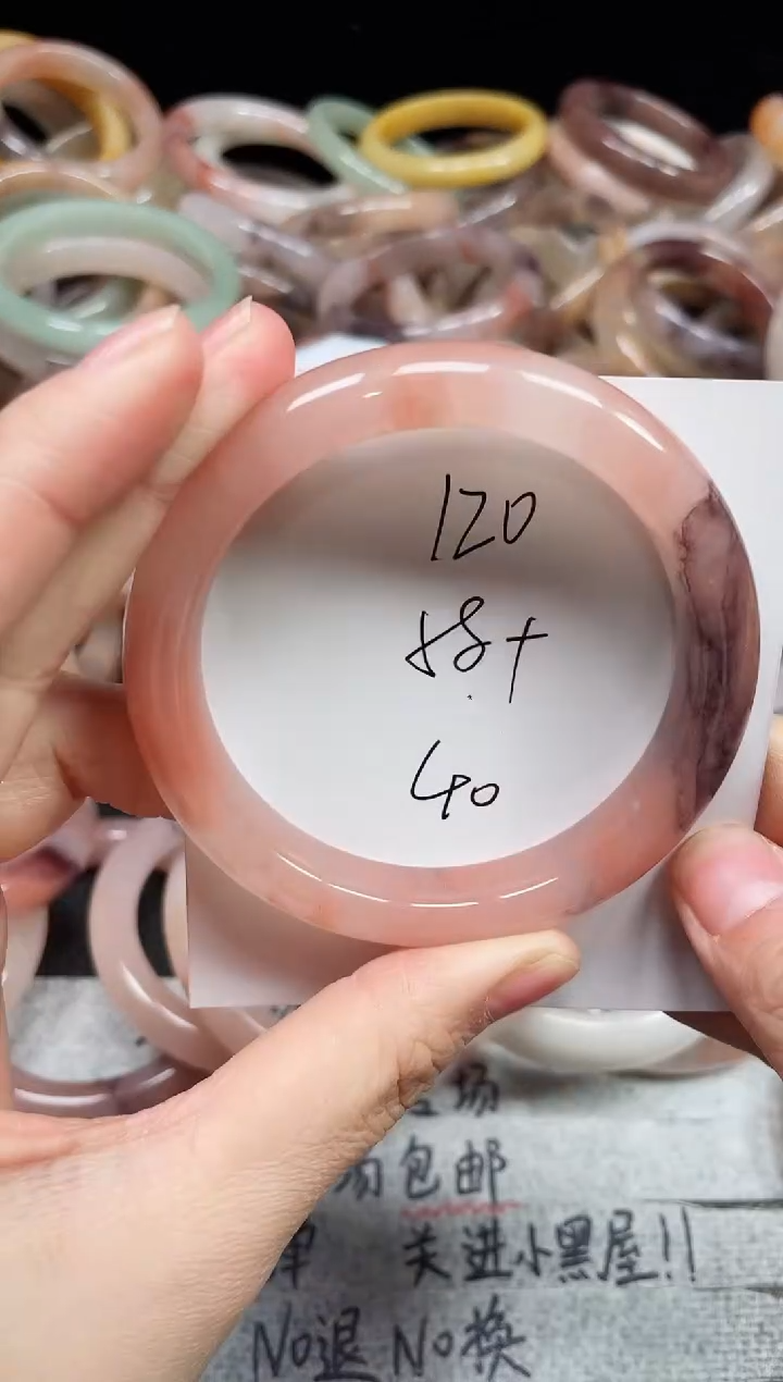 未镶嵌手镯石英质玉120