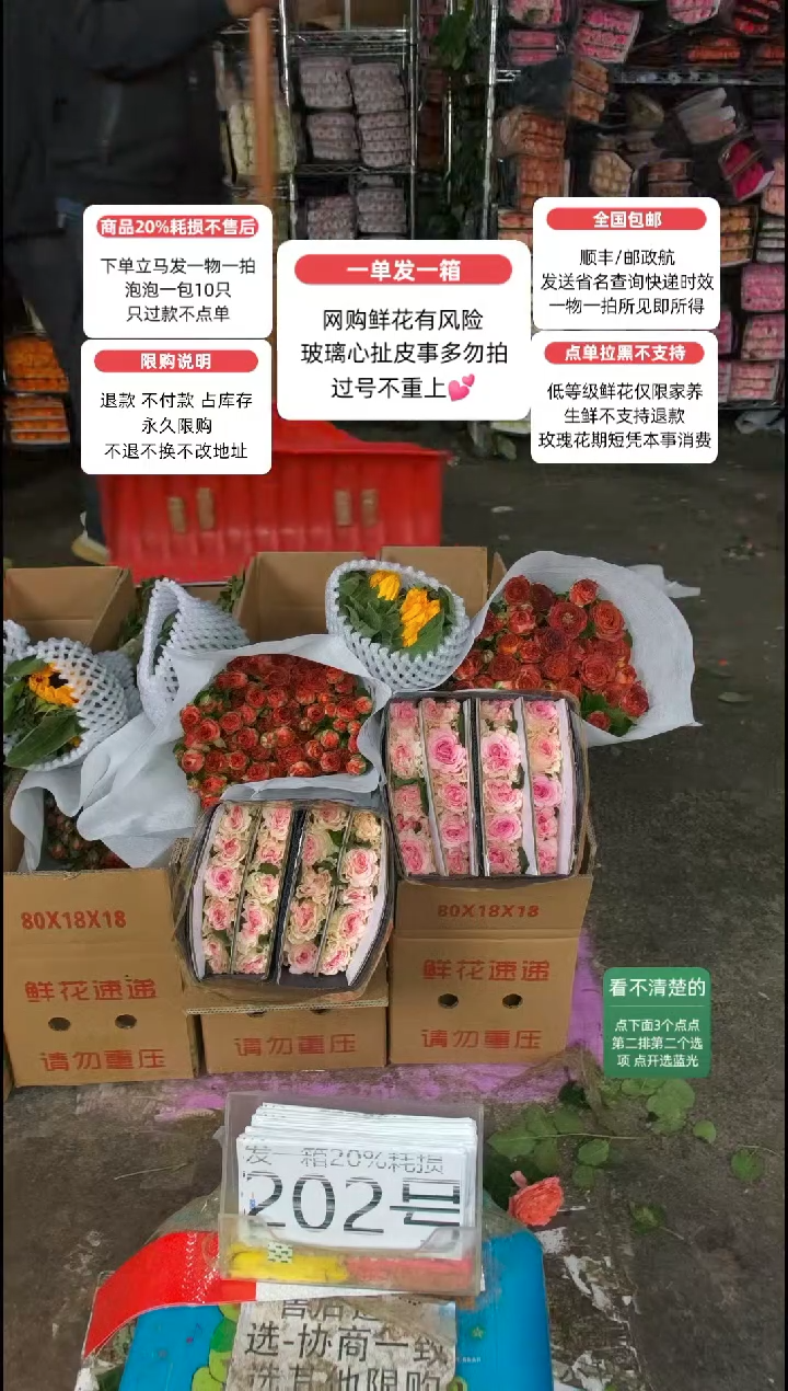20%耗损发一箱❤号202