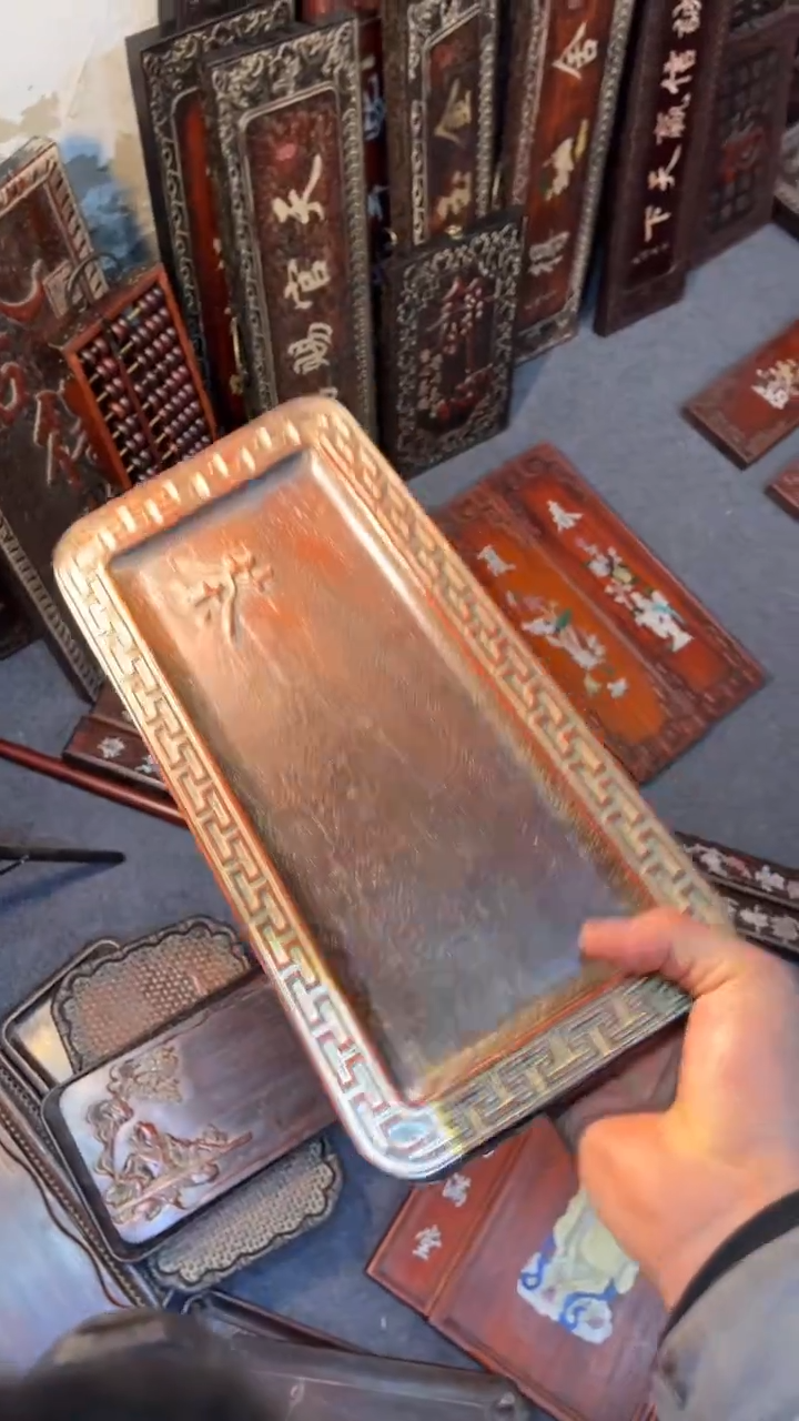 非洲紫檀（红花梨）赏盘