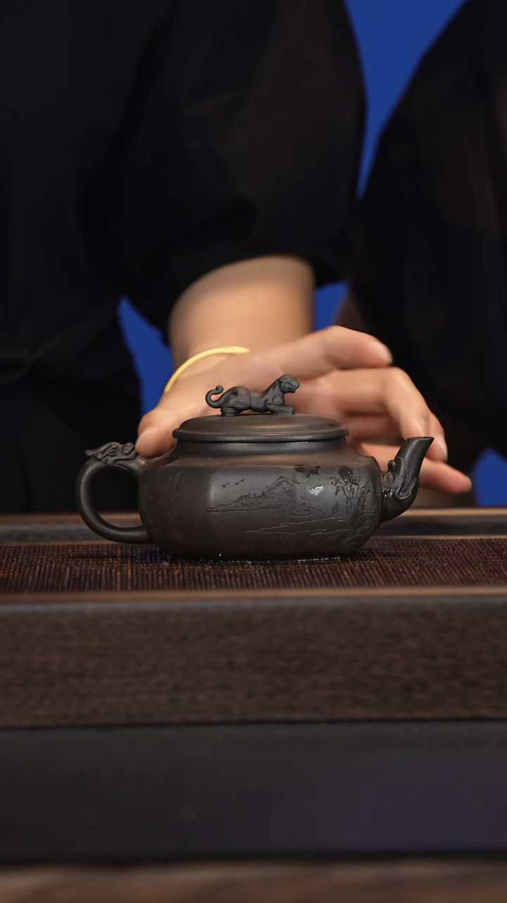 茶壶紫砂宜兴紫砂壶zhq2536