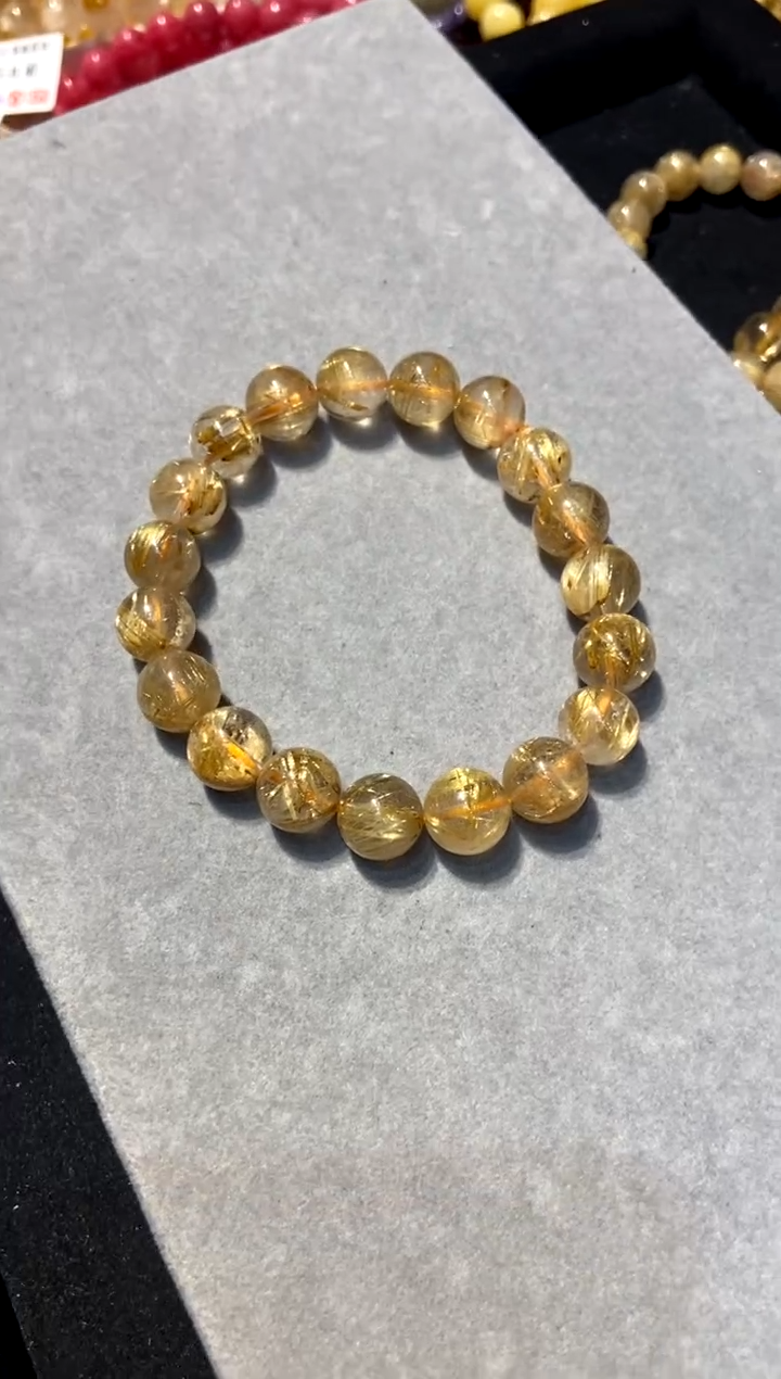 【闪购商品】水晶477-未镶嵌金发10mm+