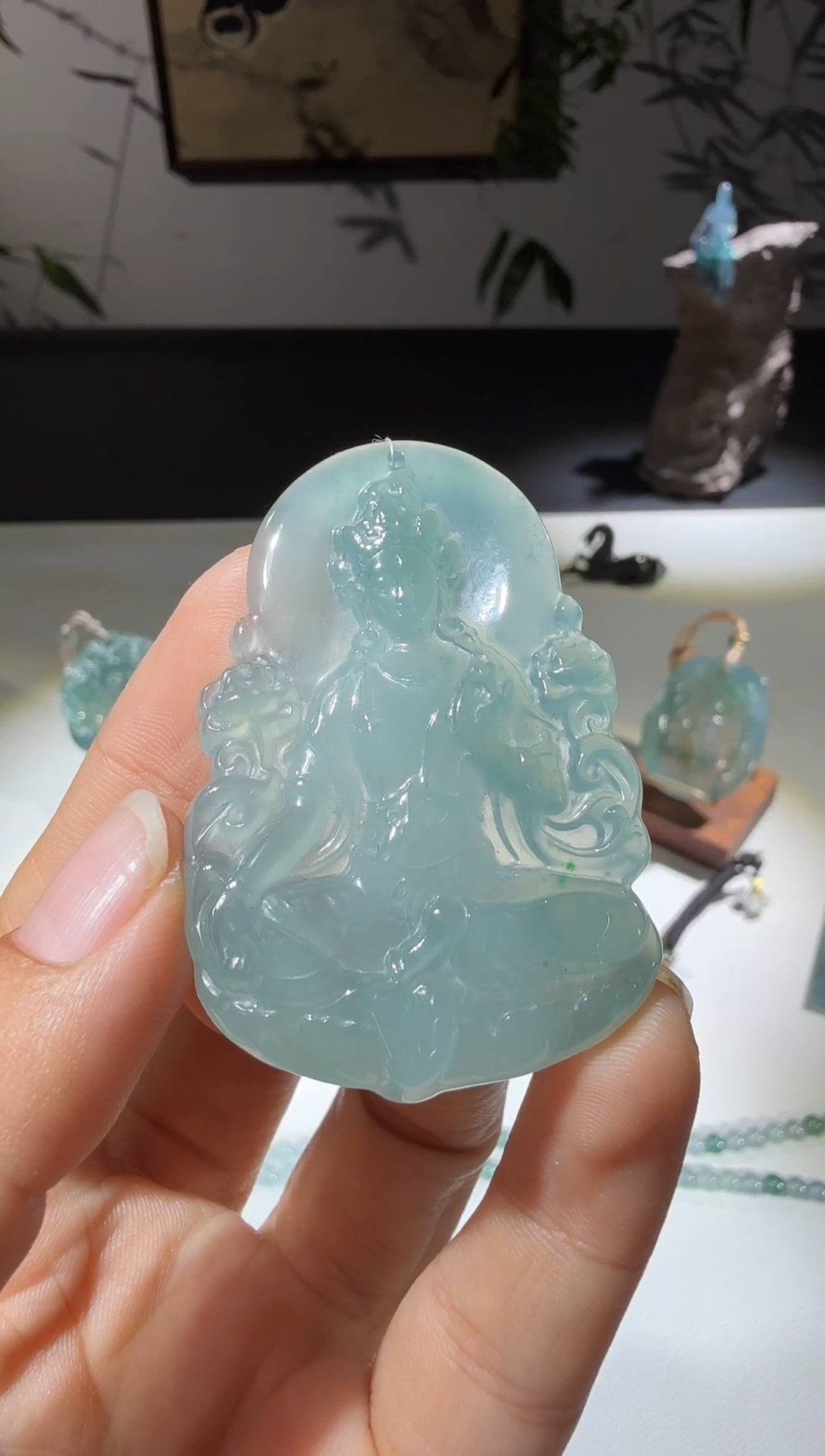 吊坠(不含链)未镶嵌翡翠度母