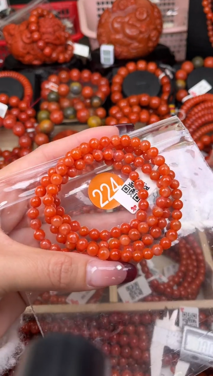 【闪购商品】南红玛瑙珠宝奇石未镶嵌224-5+