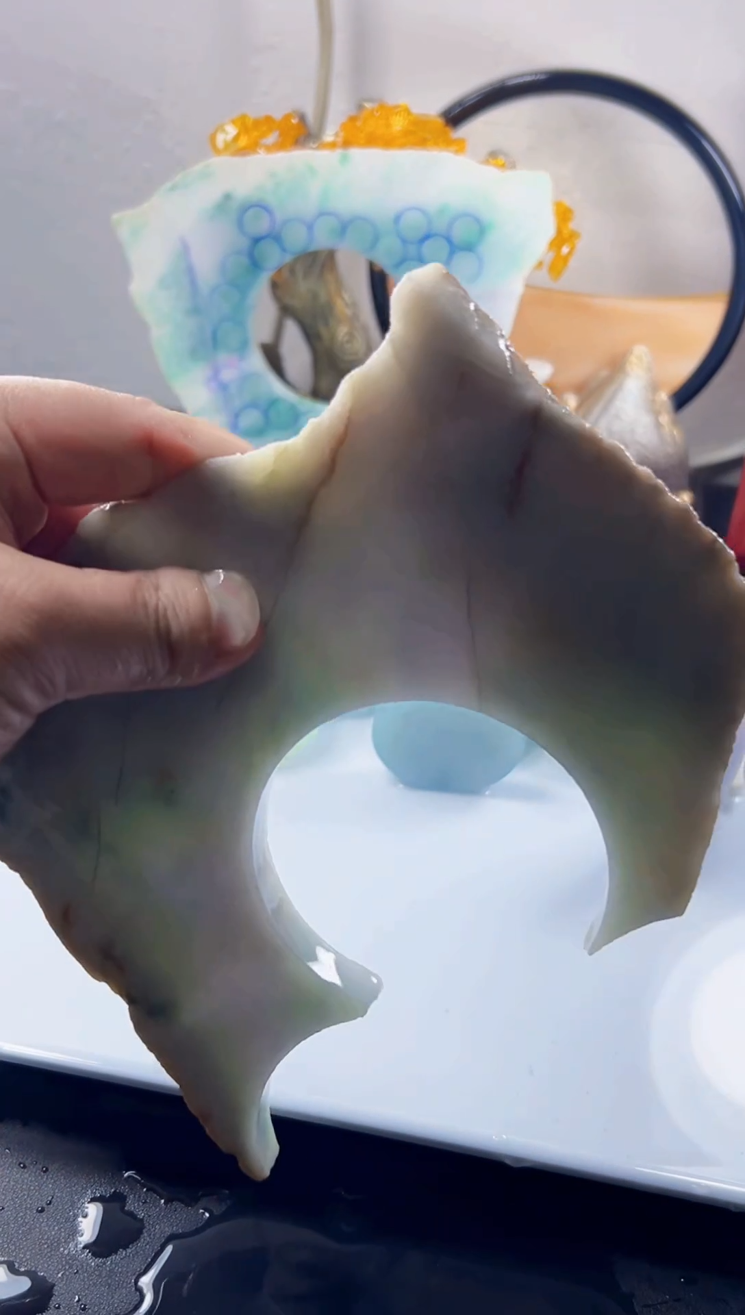 颈饰未镶嵌翡翠天然缅甸A货翡翠10