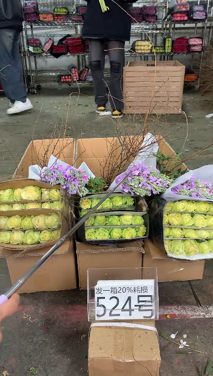 524号♥中通含20%耗损发一箱鲜花