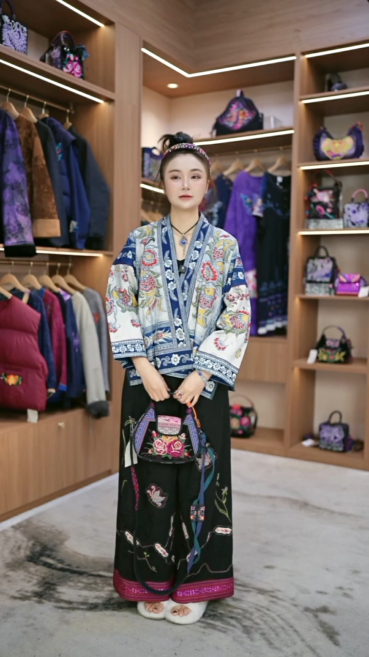 织绣L575黔东南苗族刺绣    一套