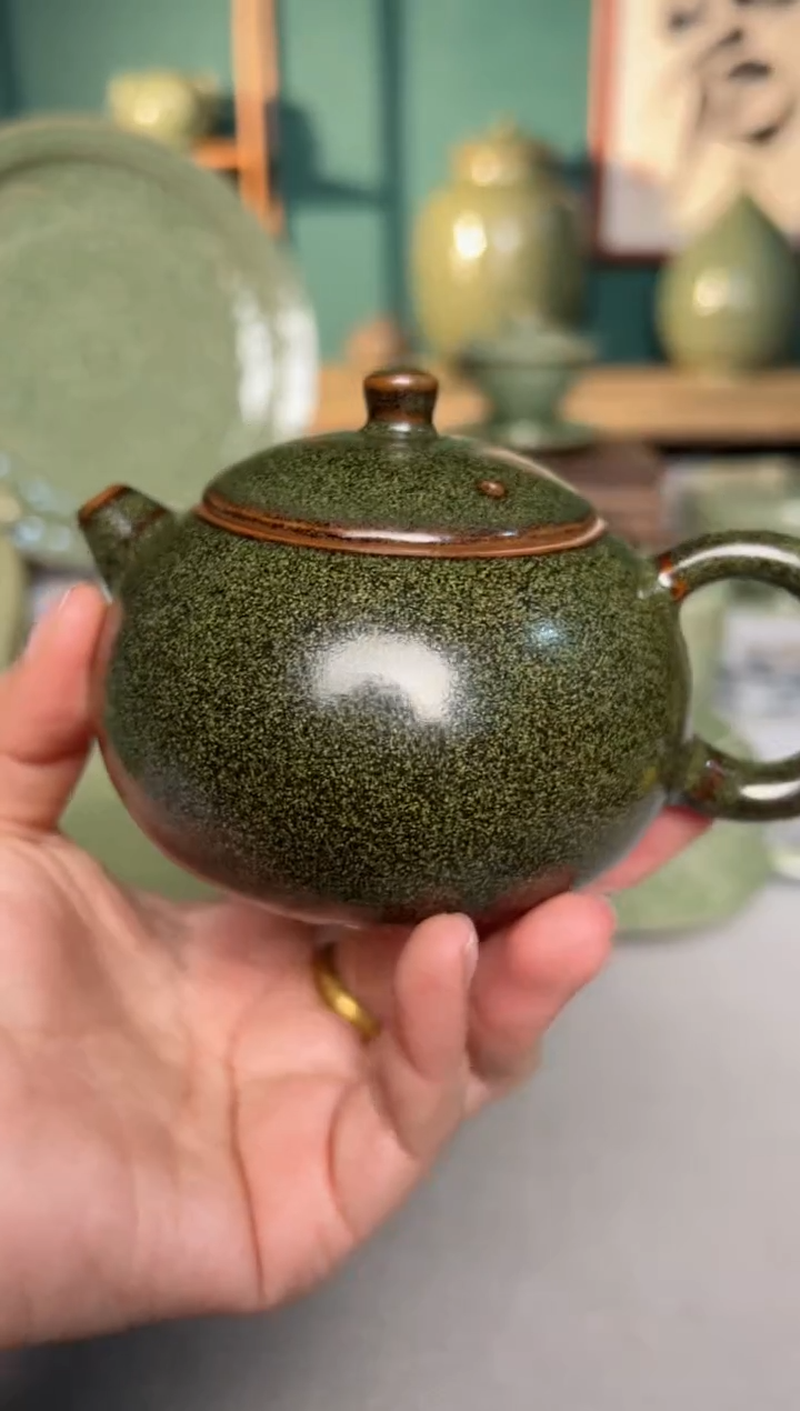 【闪购商品】其他耀州窑茶叶末釉西施壶