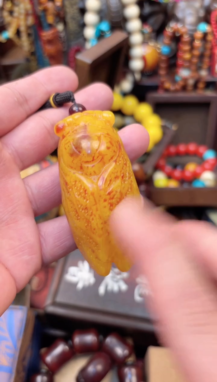 未镶嵌蜜蜡耳饰------------------