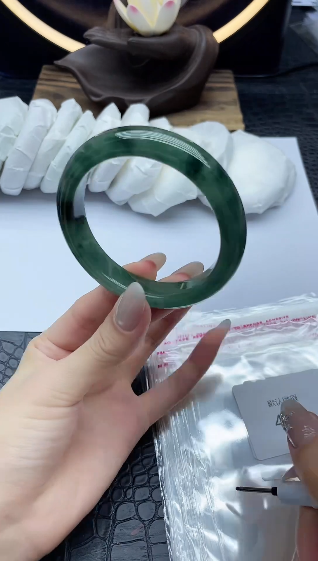 翡翠手镯未镶嵌翡翠手镯一物一图462
