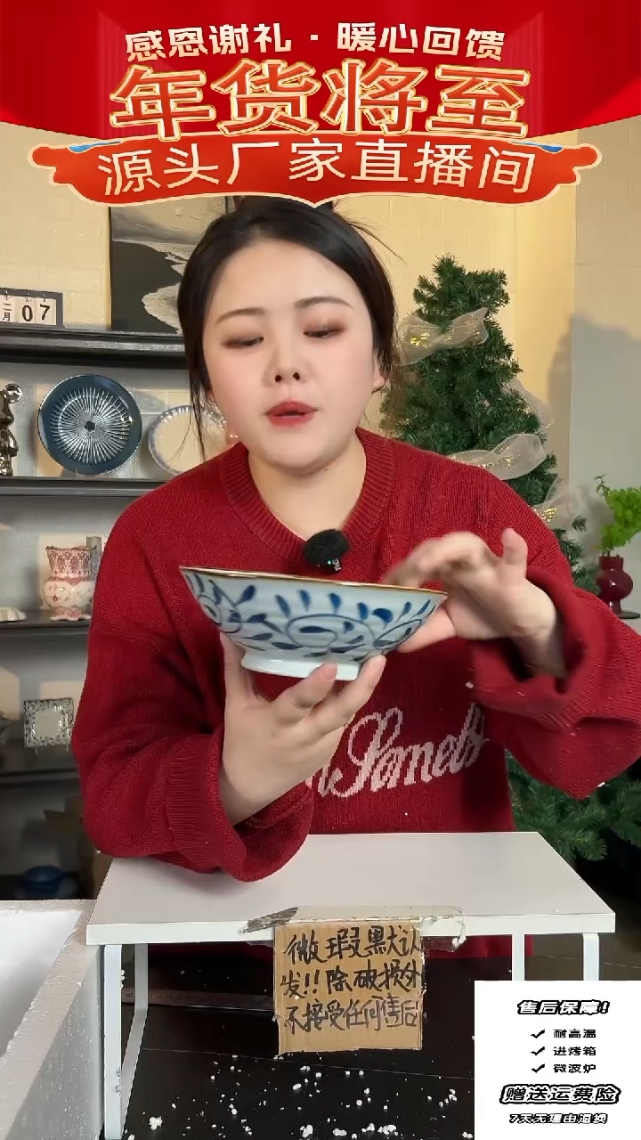 【闪购商品】瓷勾藤-面碗