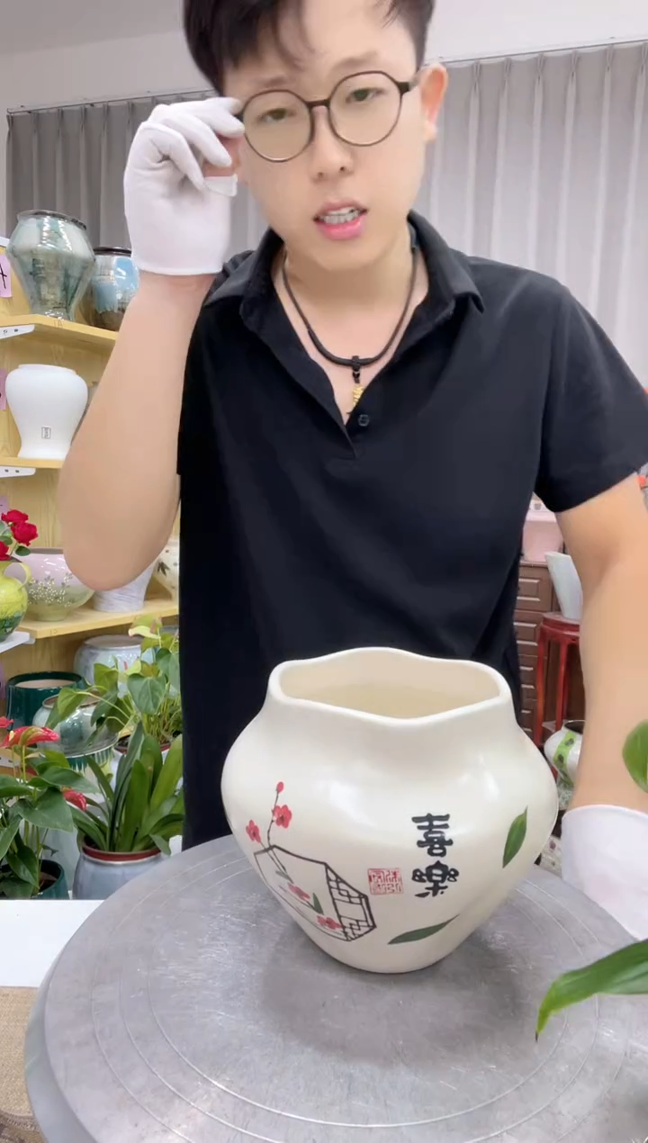 陶瓷花盆 8.5  直播链接