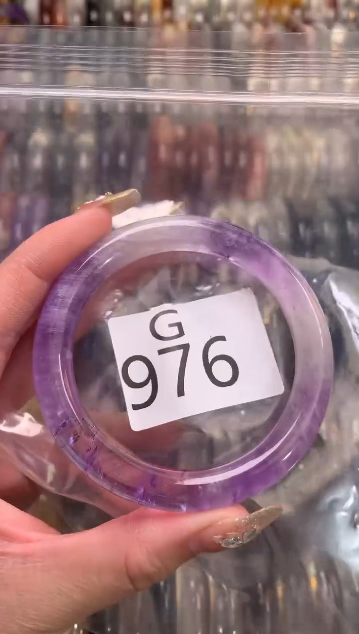 【闪购商品】紫晶水晶手镯未镶嵌976-56