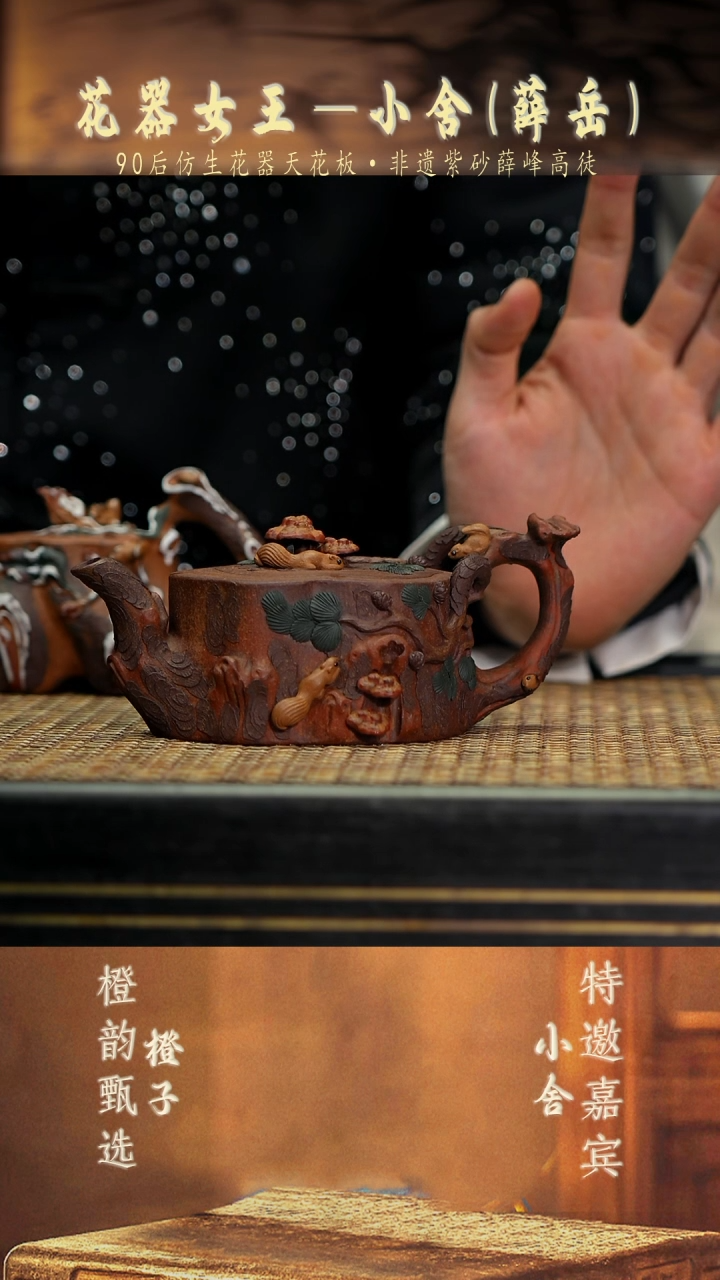 彳*XS53灵芝松桩 紫玉金砂