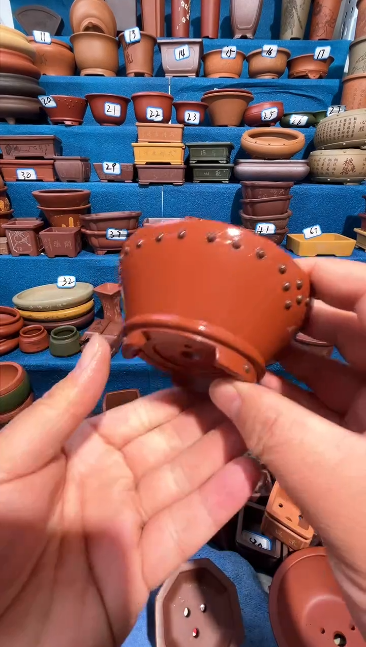 【闪购商品】紫砂紫砂花盆10*4