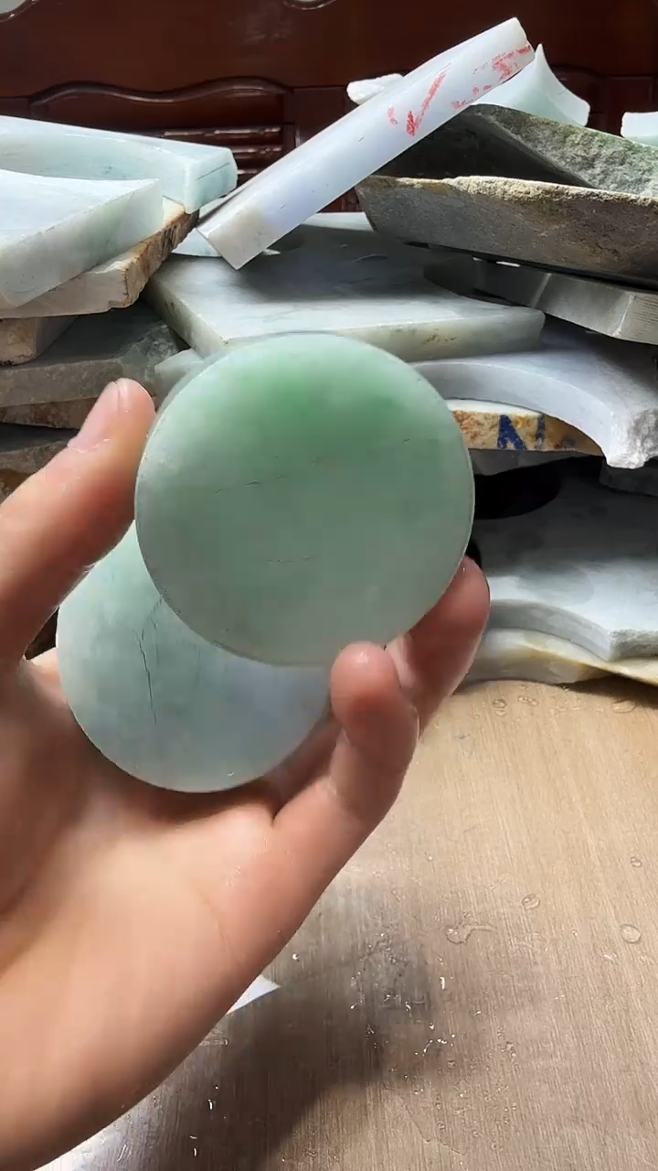 裸石翡翠天然翡翠A货花548