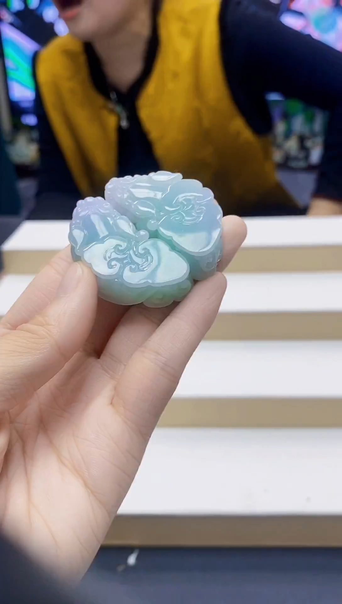 未镶嵌定制翡翠-毛货挂件42