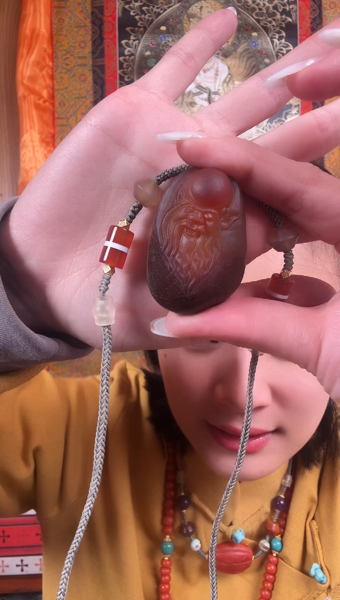 非金属无藏式风格珠珠串