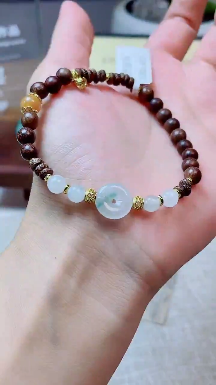 未镶嵌手串翡翠珠串