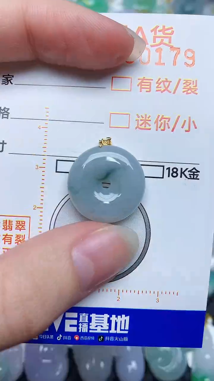 【闪购商品】翡翠颈饰18K金镶嵌98+876767