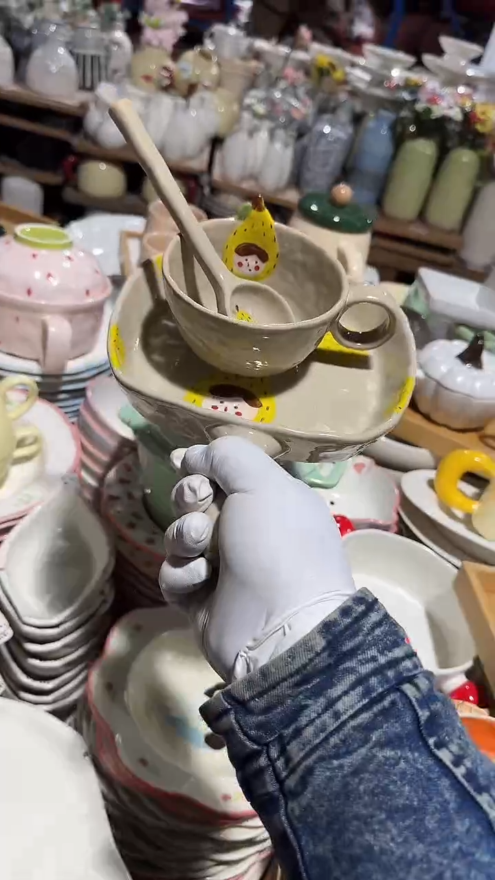 陶瓷梨子3件套微瑕 凑满20元包邮