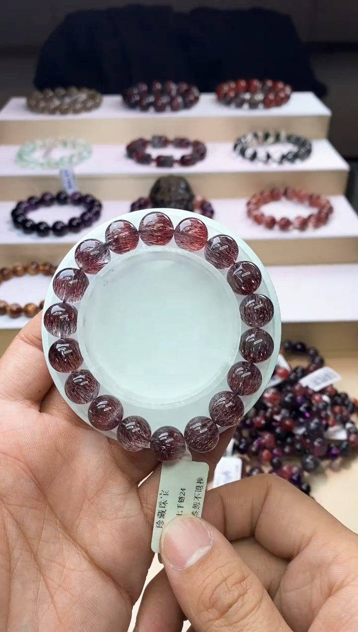 【闪购商品】水晶手链未镶嵌彼岸花红超七11m+