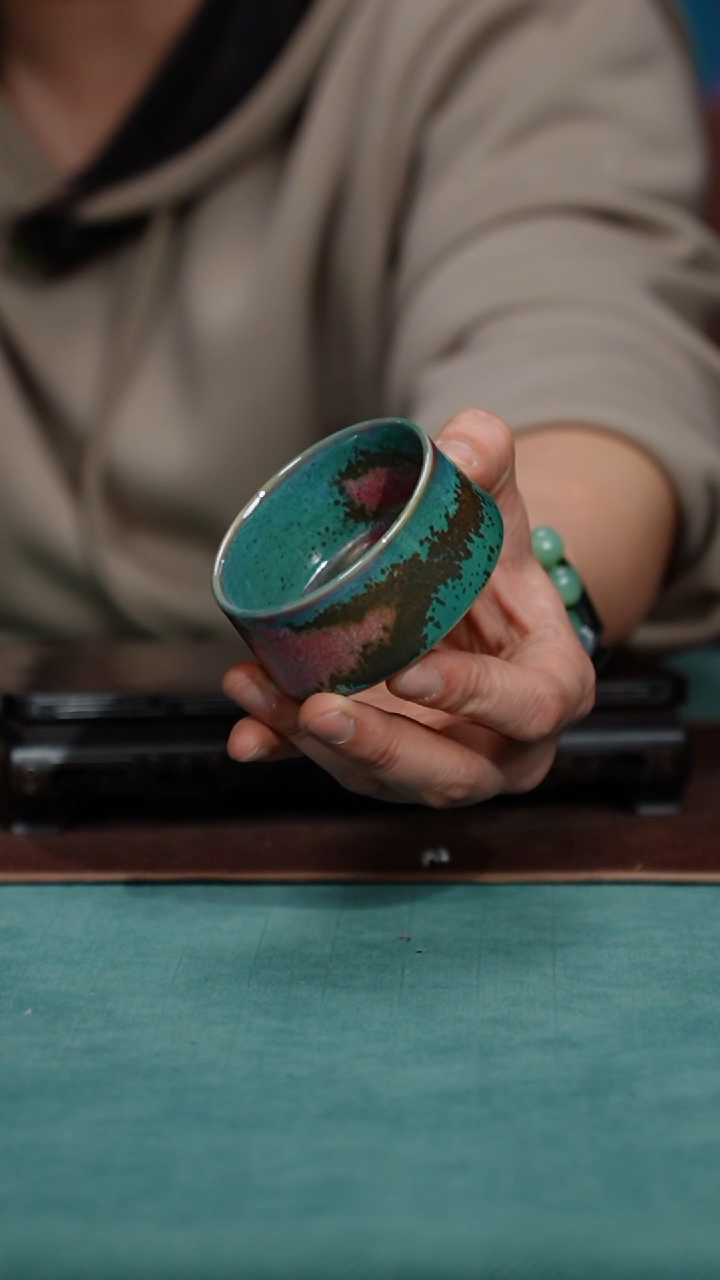 【闪购商品】138-1梯形杯（炉钧釉）