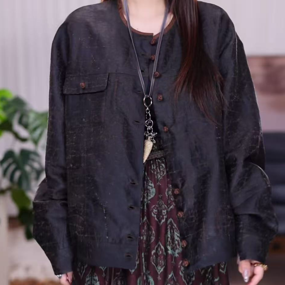 『珈尔』100%桑蚕丝休闲显瘦百搭气质时尚上衣