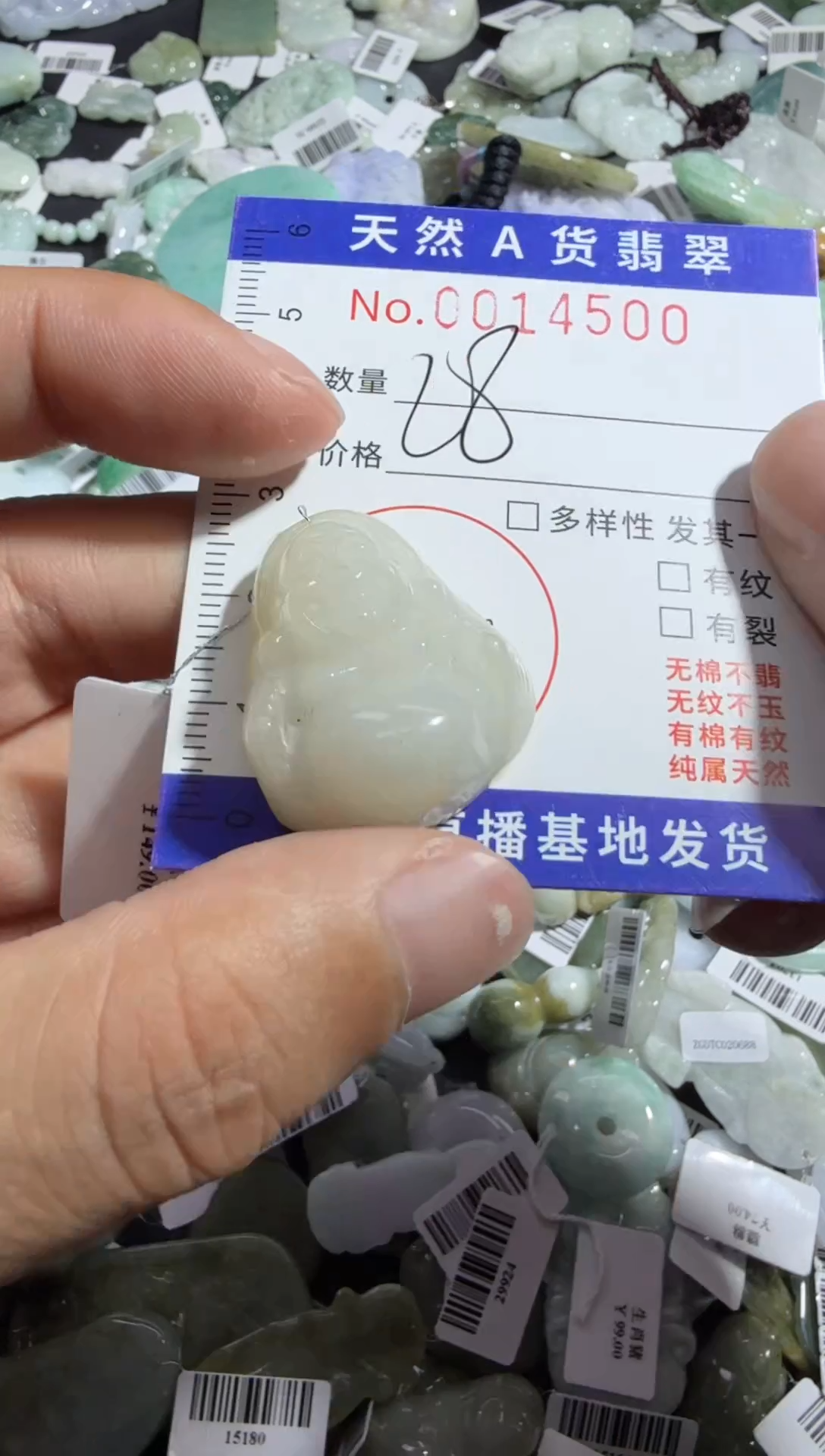 【闪购商品】翡翠颈饰未镶嵌00014500