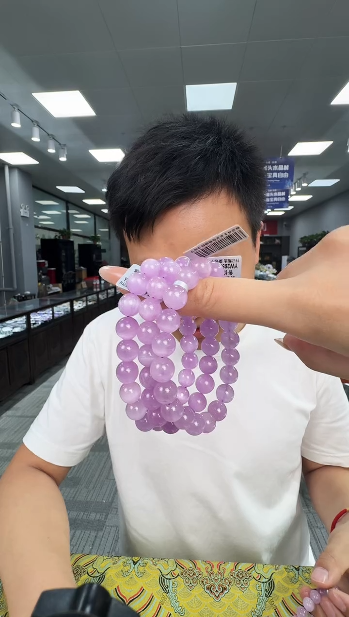 手链锂辉石未镶嵌YW2696 约9mm多样式发一件