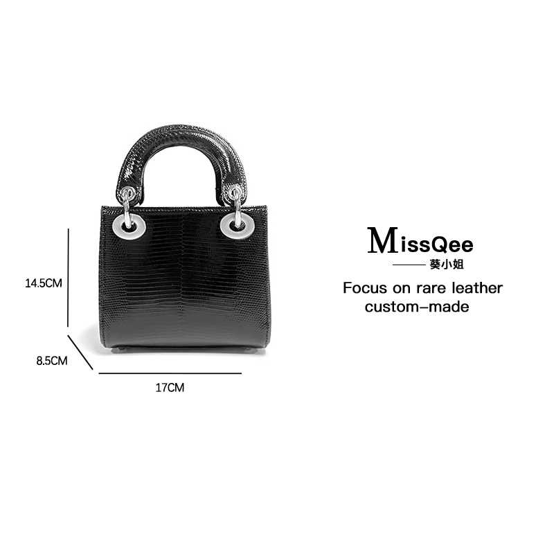 「高定女包」葵小姐MissQee蜥蜴单肩斜跨包          2014   蜥蜴飞