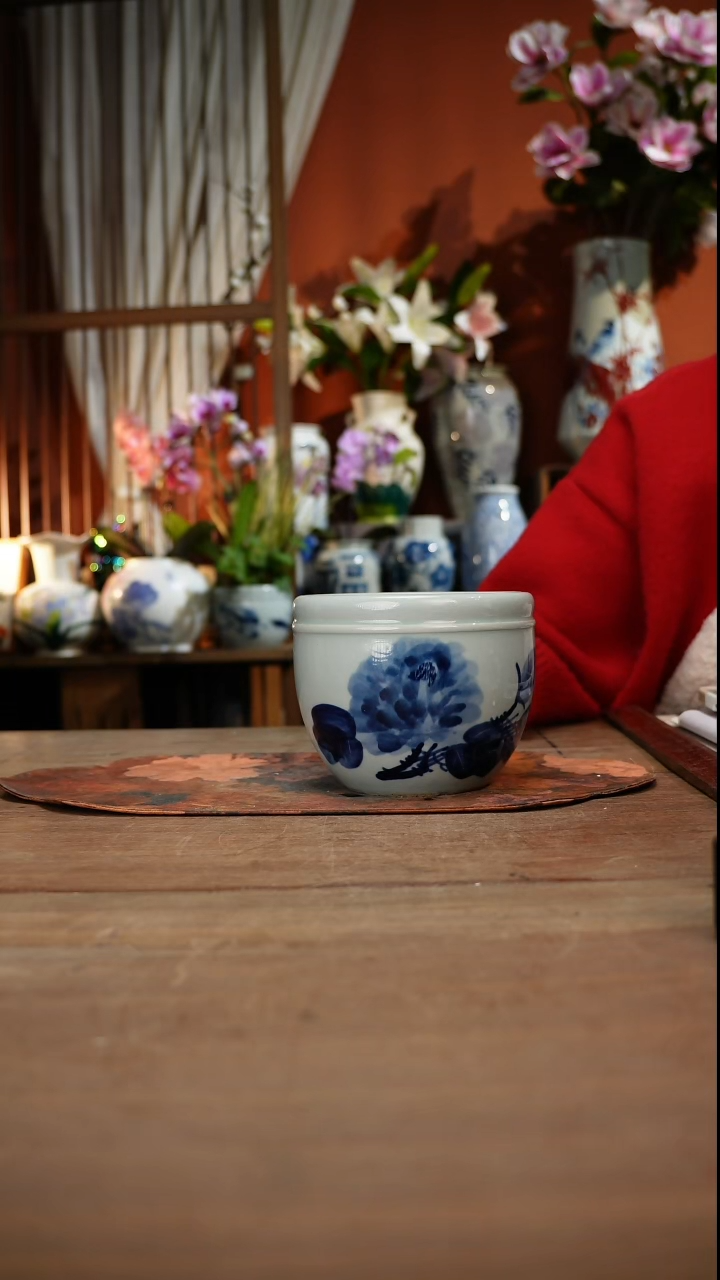 现代高温釉下彩手绘陶瓷餐具
