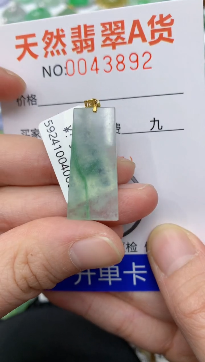 【闪购商品】翡翠颈饰18K金镶嵌11111111