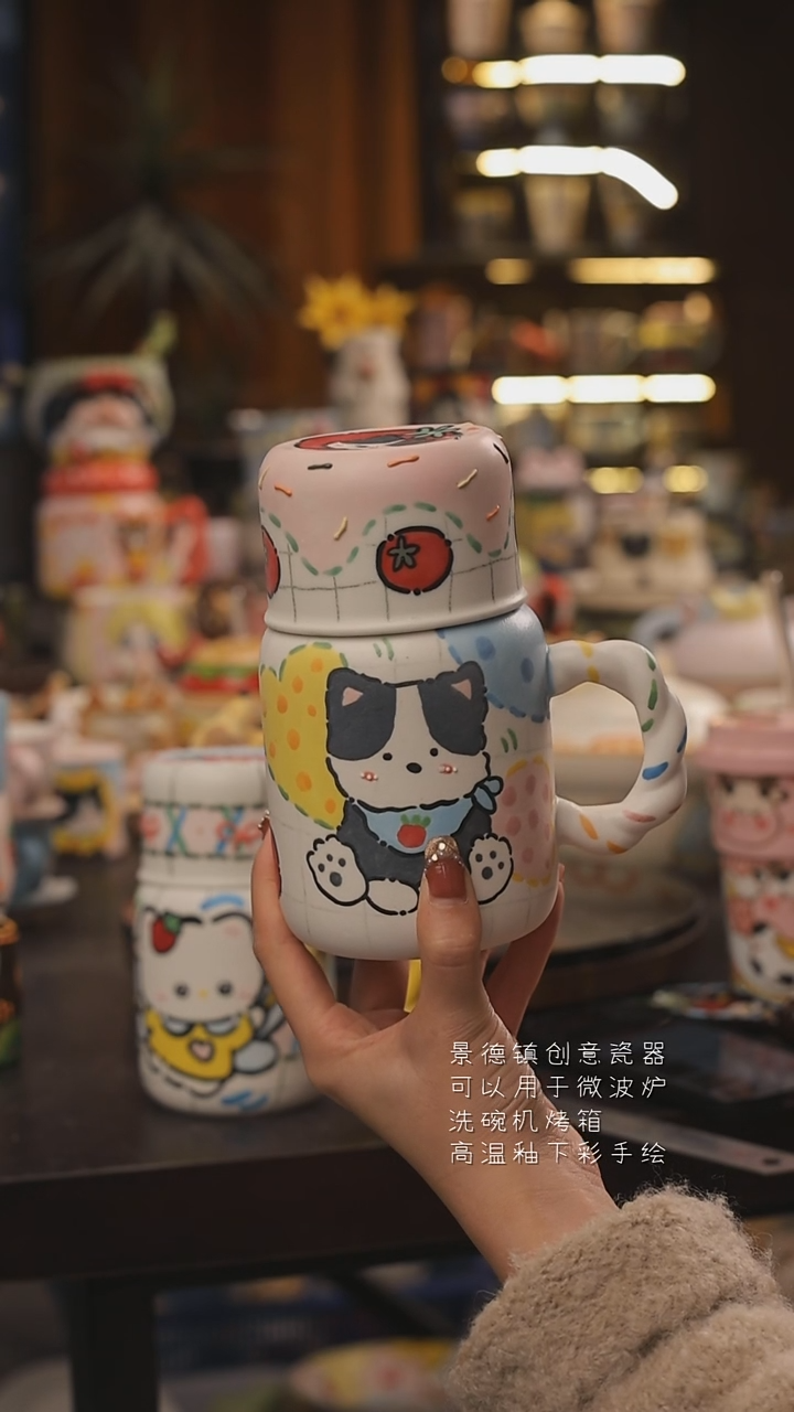 景德镇釉下彩绘设计师款式陶瓷