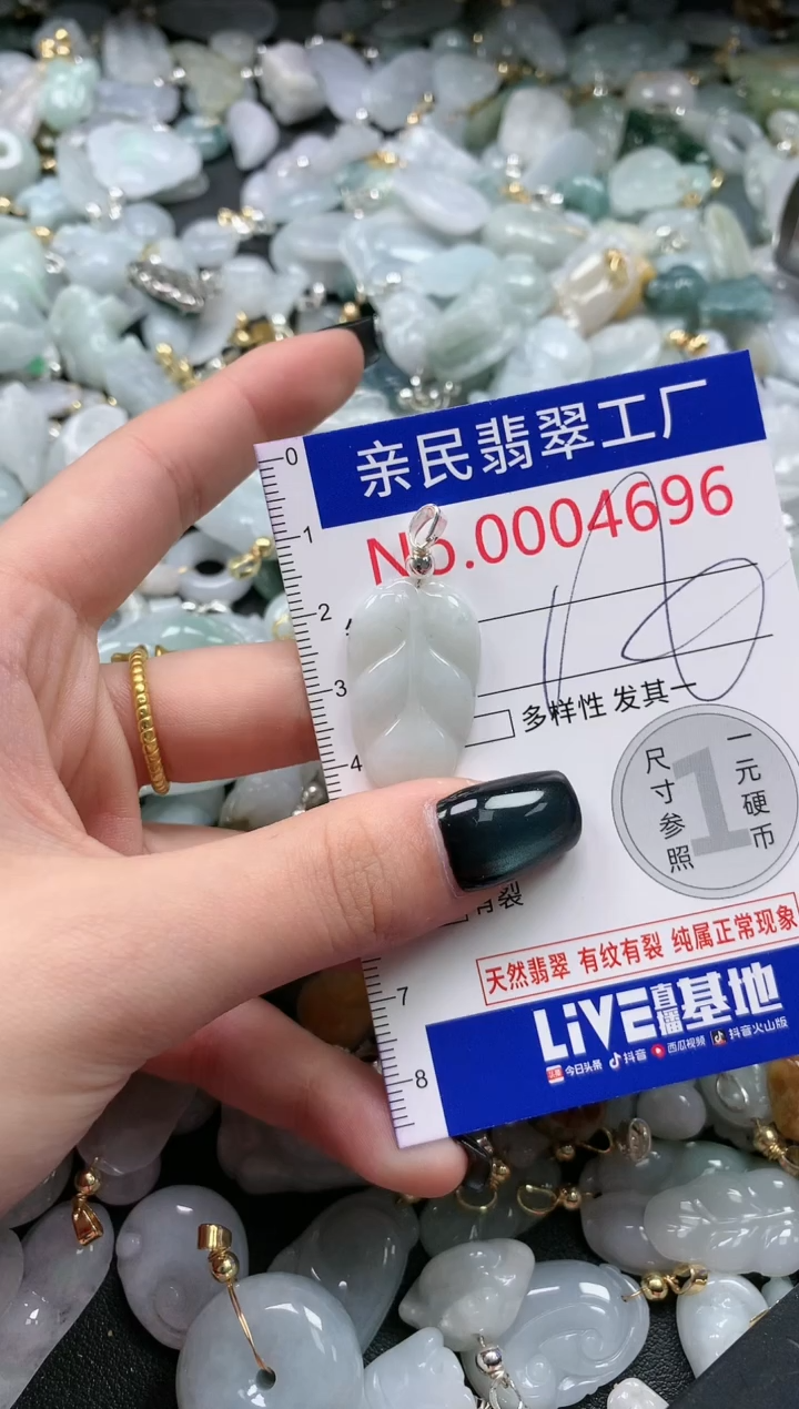 翡翠未镶嵌吊坠(不含链)4696