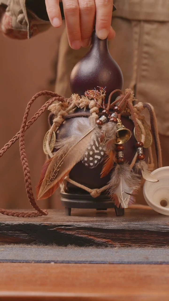 【闪购商品】344号精品大漆葫芦防腐防渗装水茶酒