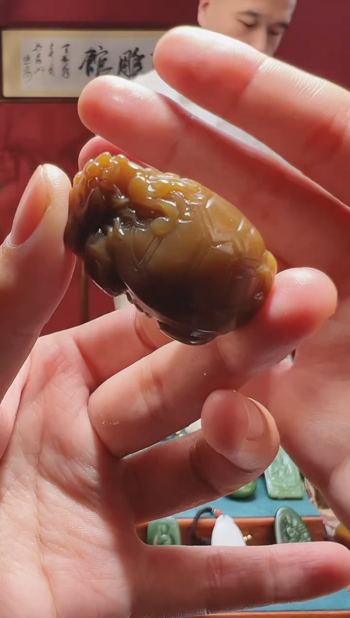 和田玉未镶嵌吊坠(不含链)1