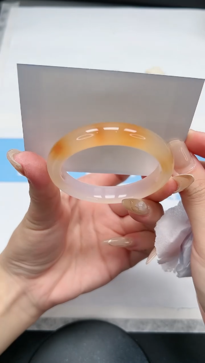 【闪购商品】石英质玉手镯未镶嵌118/锦鲤52.4