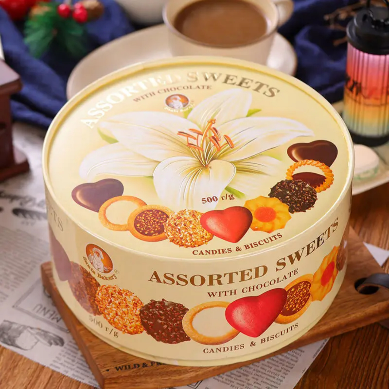 巧克力与什锦曲奇饼干礼盒500g【保质期到2026/07/09】