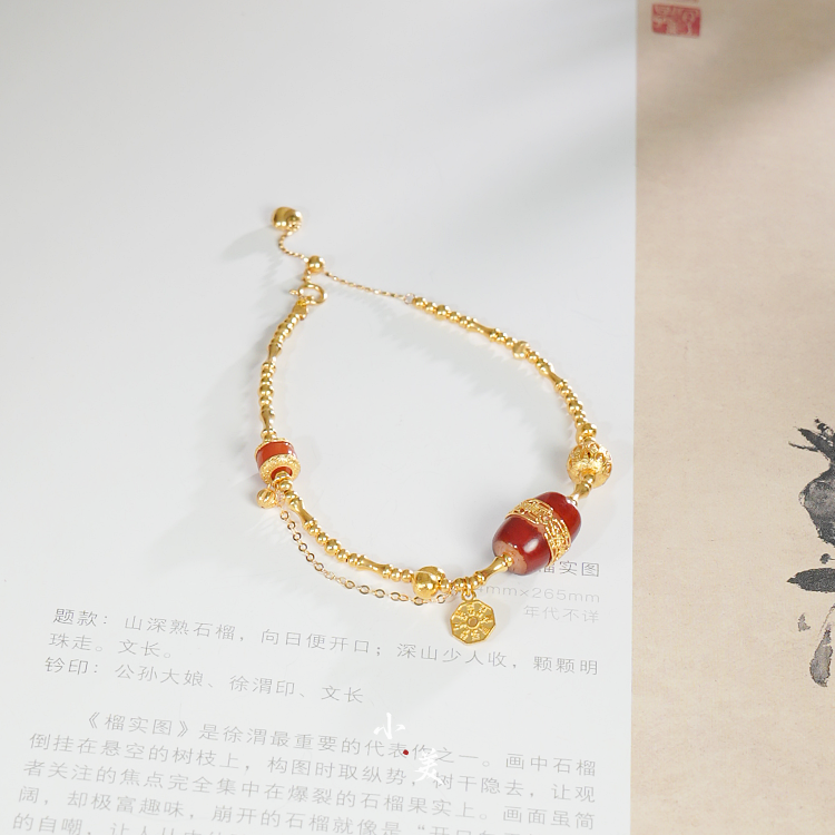 18K金*太太珠珠手链（多样性发）G90308