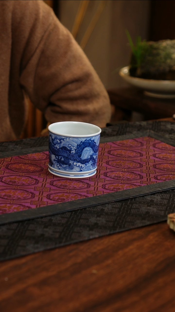 【闪购商品】杯子莹焰堂龙纹直筒杯