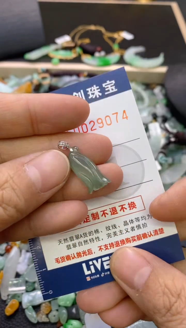 【闪购商品】翡翠颈饰未镶嵌翡翠净货29074