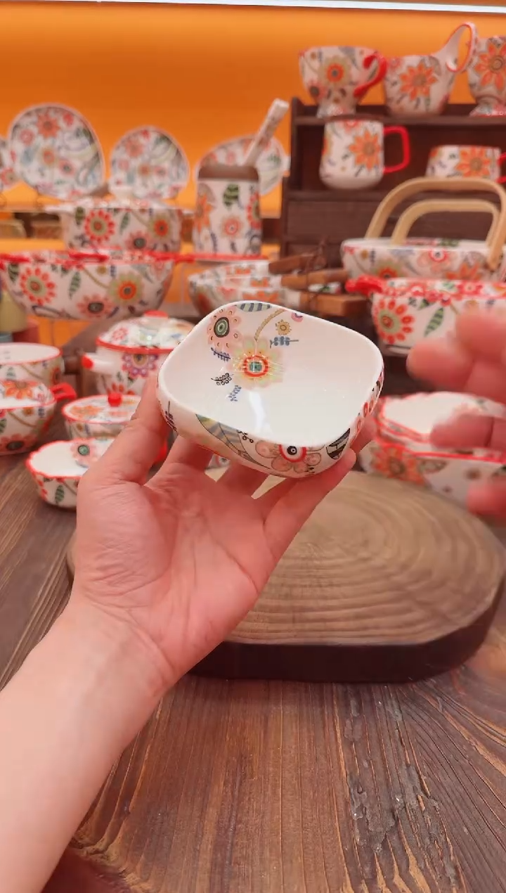 罐景德镇陶瓷餐具碗碟盘子